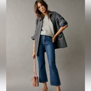 Sézane Will jacket in Edinburgh Check print in XS